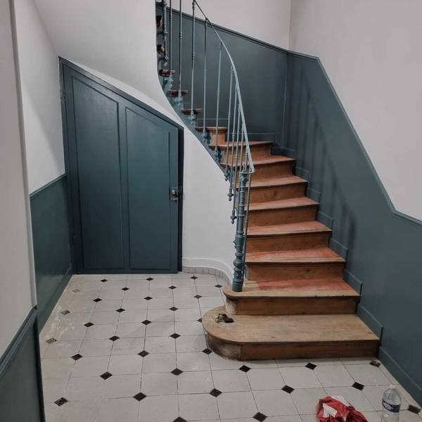 Escalier en bois